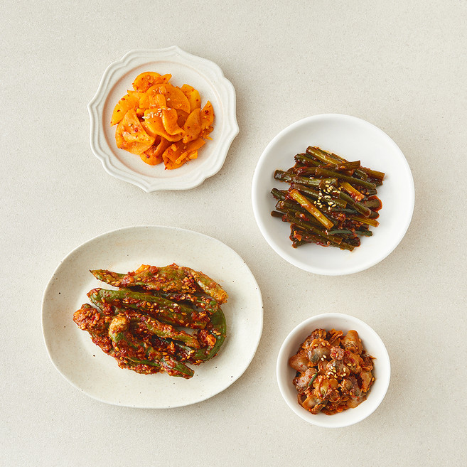 순봉이네 부뚜막 맛보기 반찬 4종 세트 430g, 1세트