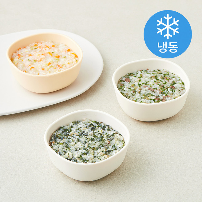 이너프 3단계 무른밥 3팩 3일 식단 C세트 691g (냉동), 1세트