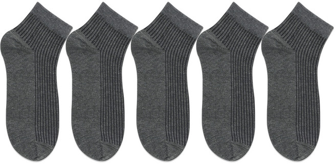 박군 MJ 남성용 학생용 골지 단목 양말 5족