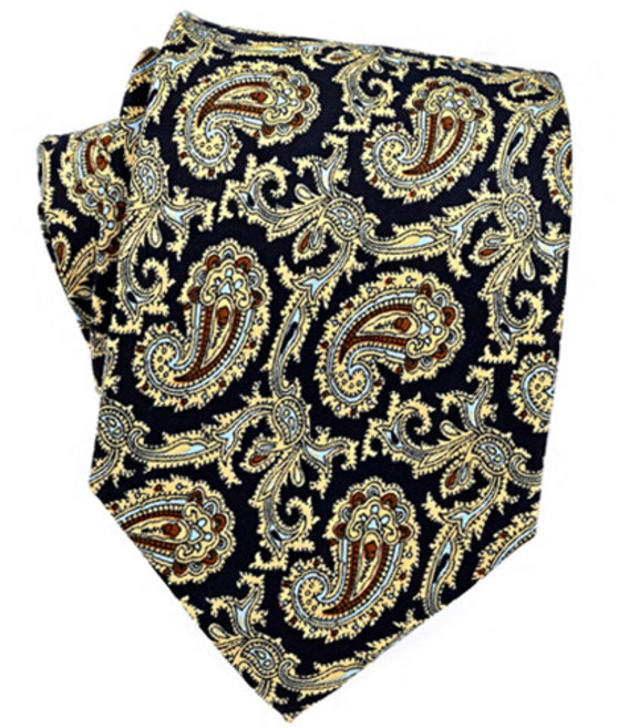 어바웃타이 게빈 페이즐리 패턴 넥타이