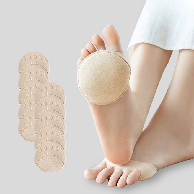 워더미 여성용 뽀송 발가락 쿠션 샌들 덧신 10켤레 세트 M1050