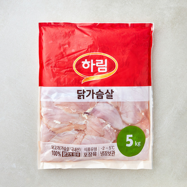 하림 닭가슴살 (냉장), 1개, 5kg