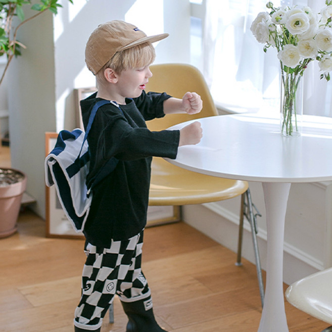 고잉키즈 아동용 노말체크 상하의 세트