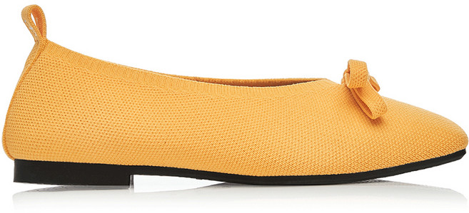 온프아이덴티티 더스퀘어 리본 플랫슈즈 SQ21RBRCFL001