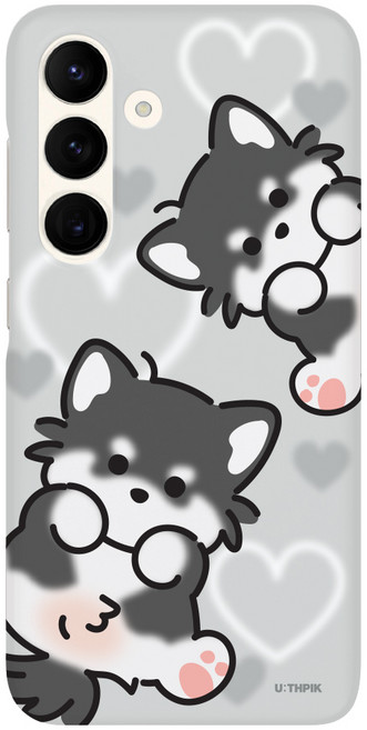 유스픽 디자인 하드 휴대폰 케이스 왕왕귀여워발라당