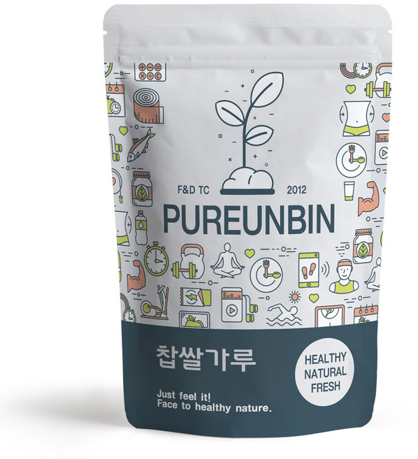 PUREUNBIN 糯米粉, 1kg, 1個
