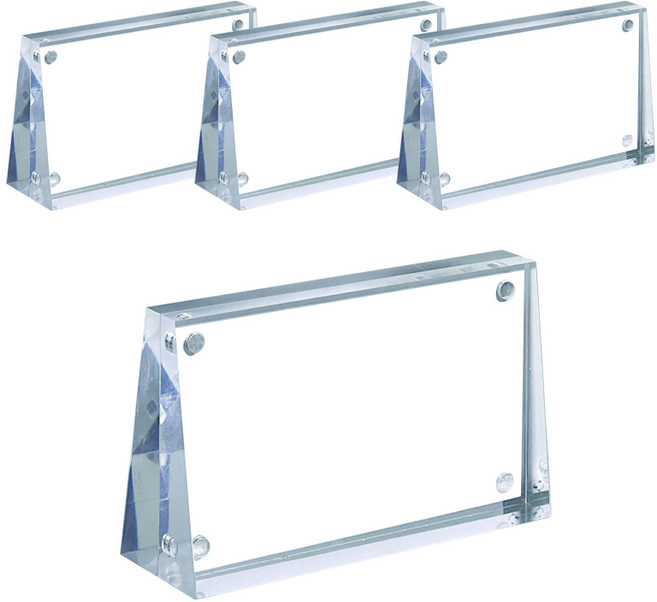 아크릴 자석 액자 경사형 4p C_MF_P7301, 투명