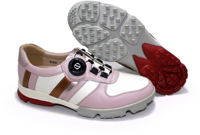 로카버 여성용 카디스 소가죽 다이얼 골프화