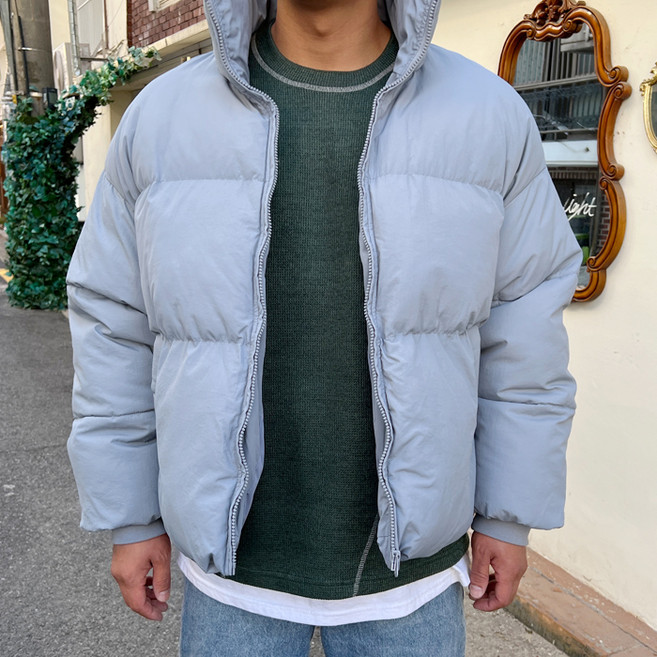 meosidda 男士輕量Wellon短版鋪棉外套