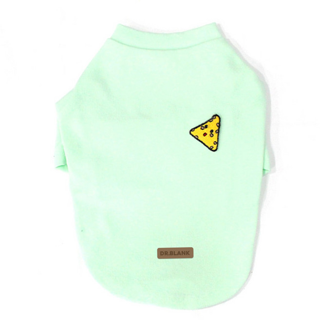 블랭크도그 강아지 치즈당근 티셔츠, MINT, 1개