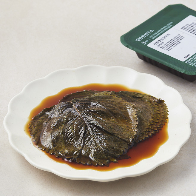 집반찬연구소 간장 깻잎 장아찌, 100g, 1개