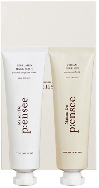 메종드펜세 퍼스트 무드 크림퍼퓸 50ml + 핸드워시 50ml 세트, 1세트