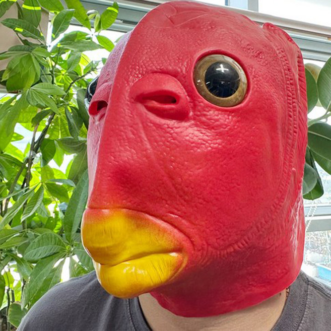 다다랜드 초록괴물 이구아나 외계인 가면, 레드, 1개