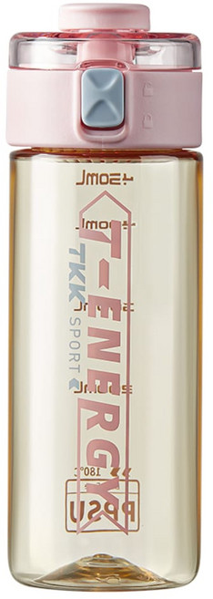 TKK PPSU 超燃運動水壺, 輕煙粉, 1個, 500ml