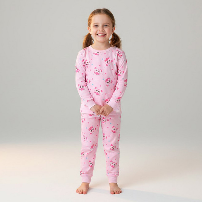 프리미에팜 아동용 캐치 티니핑 피치스판 실내복 상하의 세트