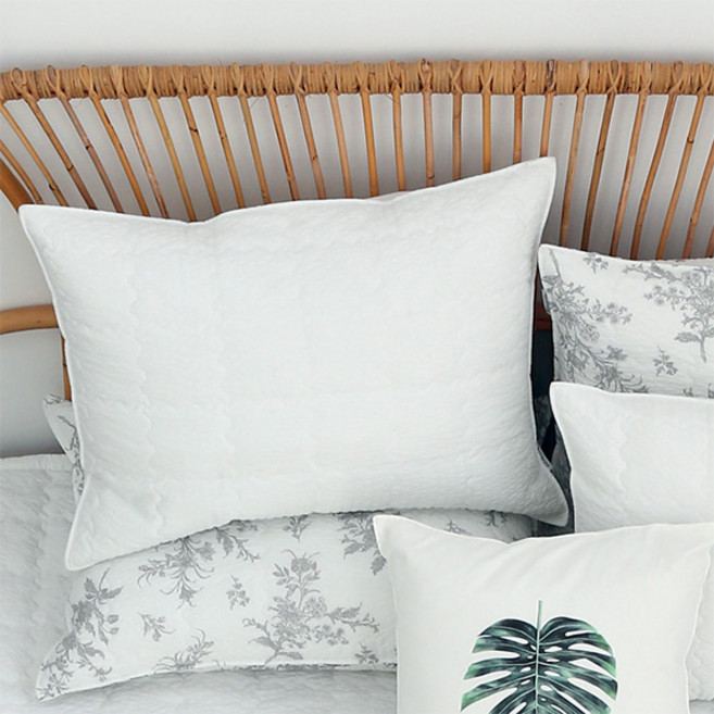 아망떼 포휴즈 시어서커 퀼팅 베개커버