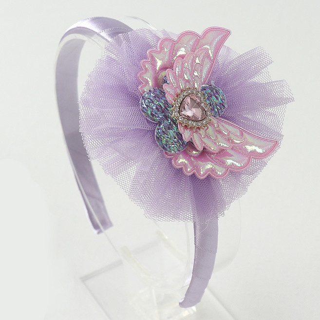 아동용 하트 날개 트윙클 머리띠