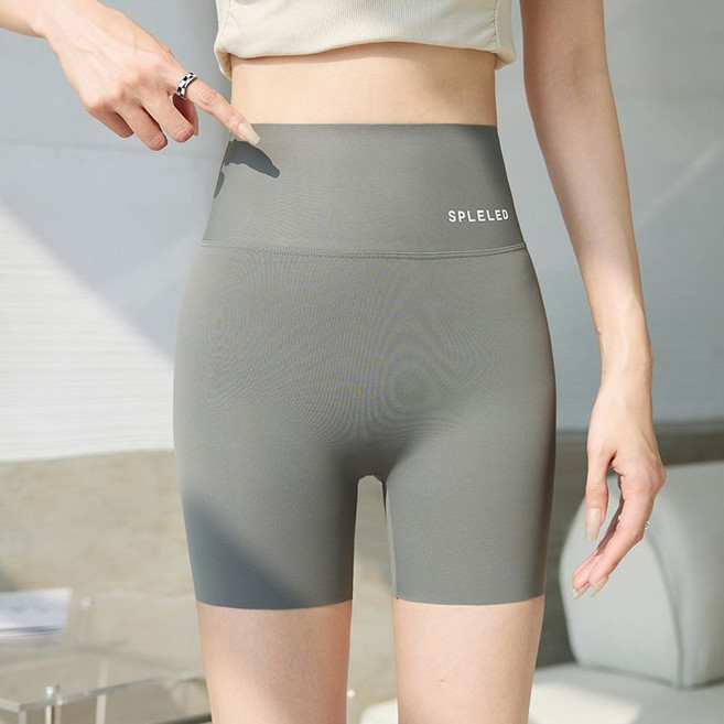 Marketpia 女性瑜珈皮拉提斯三分高腰短版緊身褲