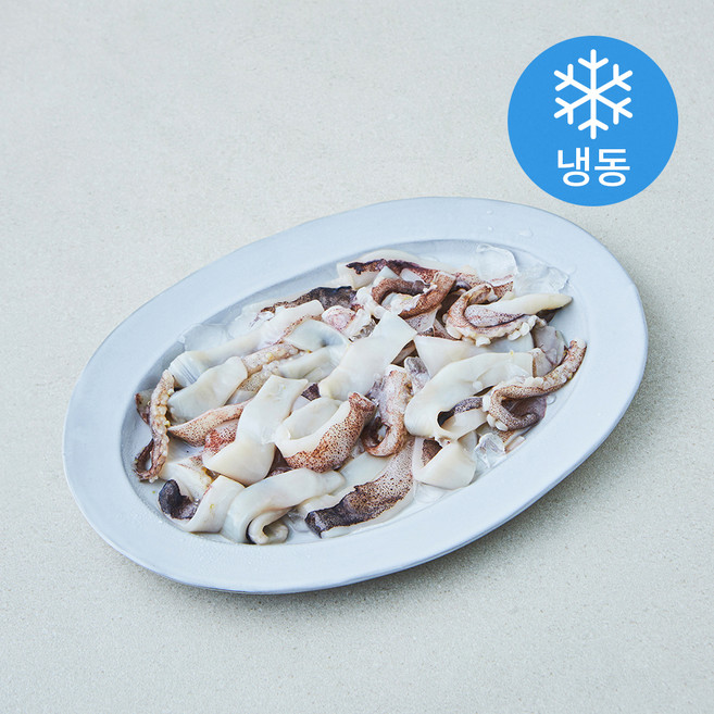일품 간편한 국산 슬라이스 오징어 (냉동), 1개, 300g