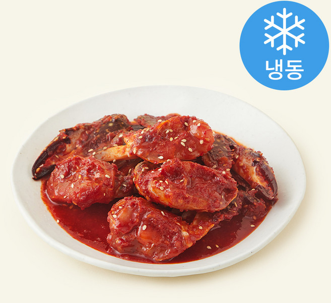 초록햇살 국내산 꽃게로 담근 양념게장 (냉동), 300g, 1개