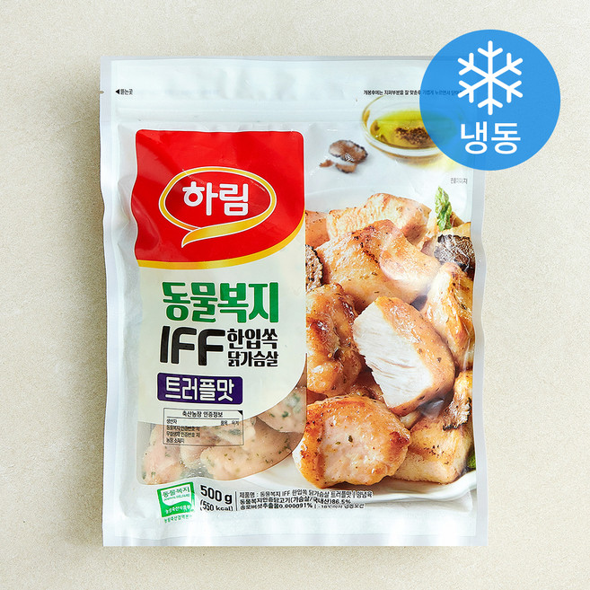 하림 동물복지 인증 IFF 한입쏙 닭가슴살 트러플맛 (냉동), 500g, 1개, 1개입