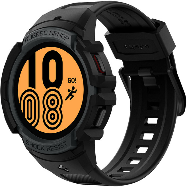 슈피겐 갤럭시워치 러기드아머프로 스트랩 케이스, 차콜그레이, 1개