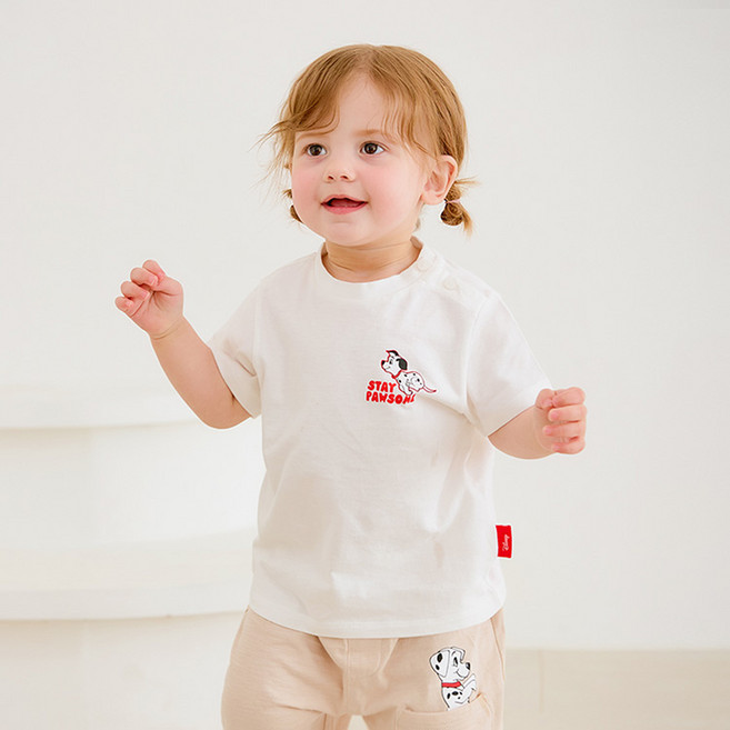 mollimelli 兒童款迪士尼101忠狗Woof T恤