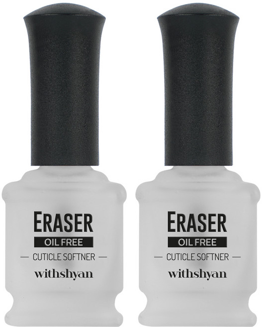 위드샨 이레이저 큐티클 리무버, 15ml, 2개