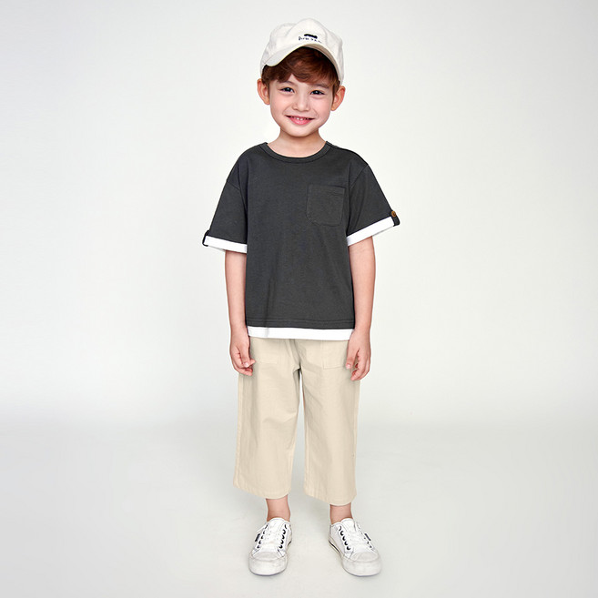 WALTONKIDS 男童舒適梭織長褲上下套裝