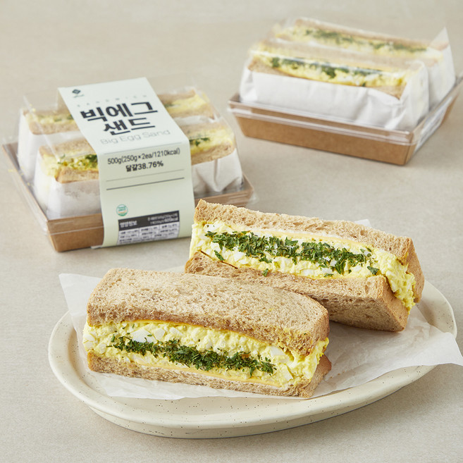 이엘후레쉬 빅에그샌드 2개입, 250g, 2개