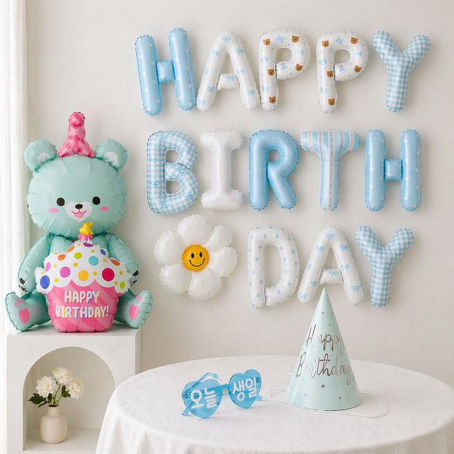 joyparty 生日熊 生日派對組