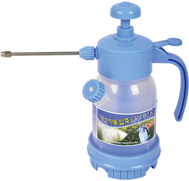 Samjeong CLEANMASTER 動力自動壓縮噴霧器, 1個, 藍色