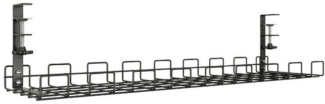 마켓플랜 레이어 무타공 멀티탭 거치대, 1개, 블랙