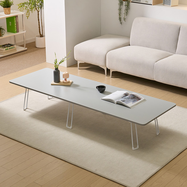 아이캔컴퍼니 E0 LPM 모모 울트라 9파이 접이식 테이블 고객직접설치, 연그레이