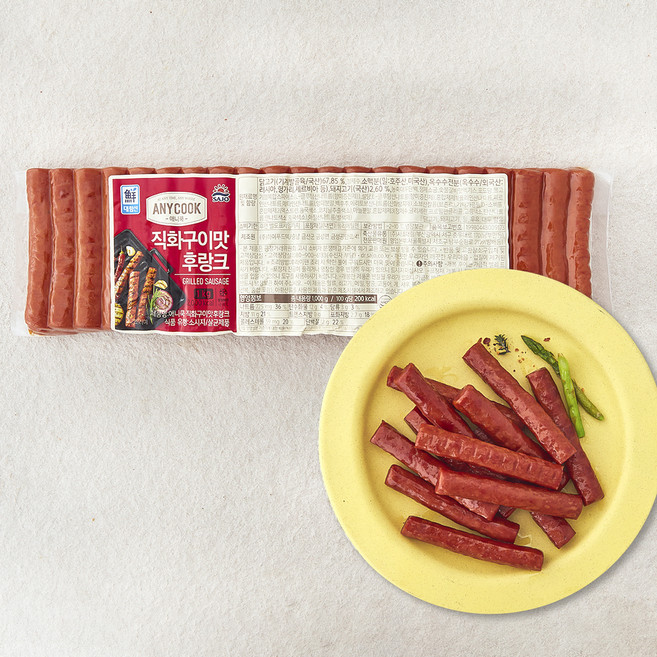 대림선 애니쿡 직화구이맛 후랑크, 1kg, 1개