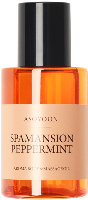 아소윤 스파맨션 아로마 바디 마사지 오일 페퍼민트, 1개, 100ml