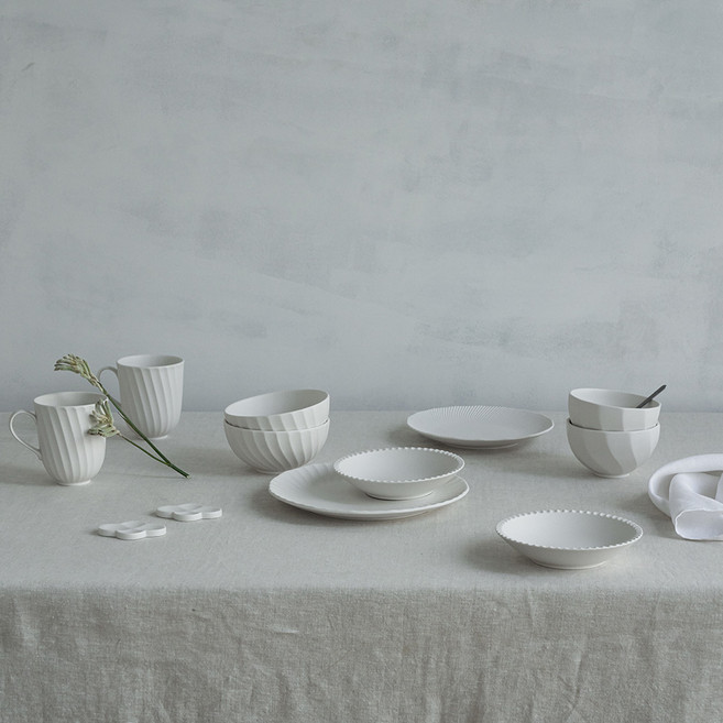 네오플램 국산 론다 도자기 2인조 12종 세트, 1세트