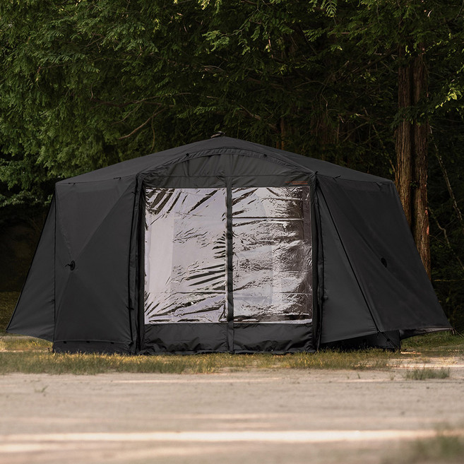 아이두젠 플러스 반타곤 인피니티 TPU 우레탄창 도어형 텐트, 블랙