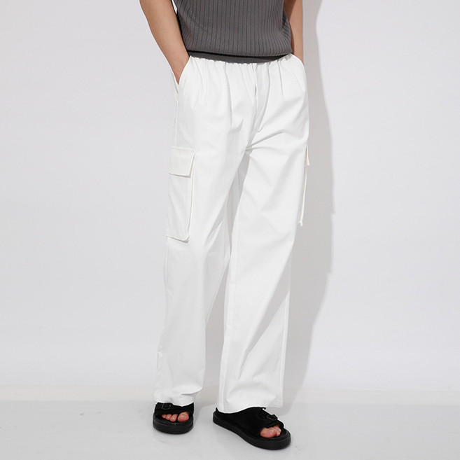 해리슨 남성용 와이드핏 기본 카고 팬츠 HA-1297 MON1057