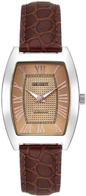 가이거 남성용 럭셔리 가죽시계 GE1242