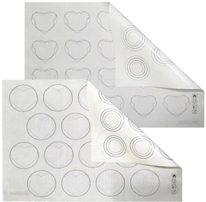 YIWU 마카롱 실리콘 매트 A타입 + B타입 세트, 1세트