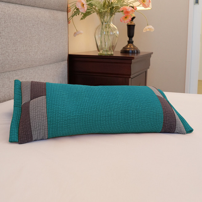 Sarang Yegam  韓國製顏料染拼接式蕎麥枕頭, 1個, 天空藍