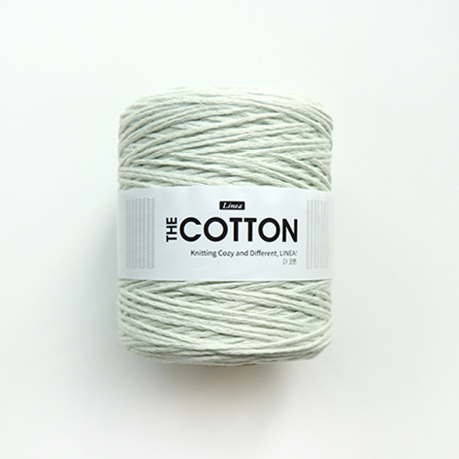 Linea The Cotton 粉梳棉編織線 260m 200g, 1個, 901 淺薄荷綠