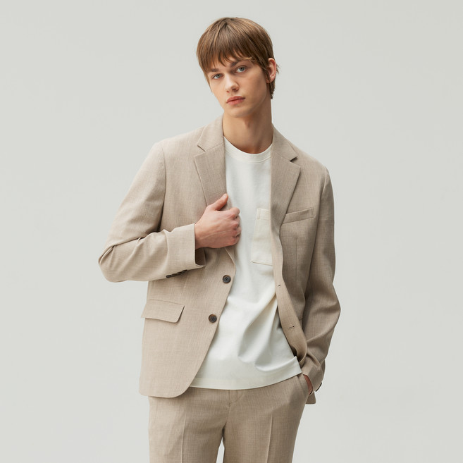 마인드브릿지 남성용 쿨 투톤 조직자켓 MZJK3101