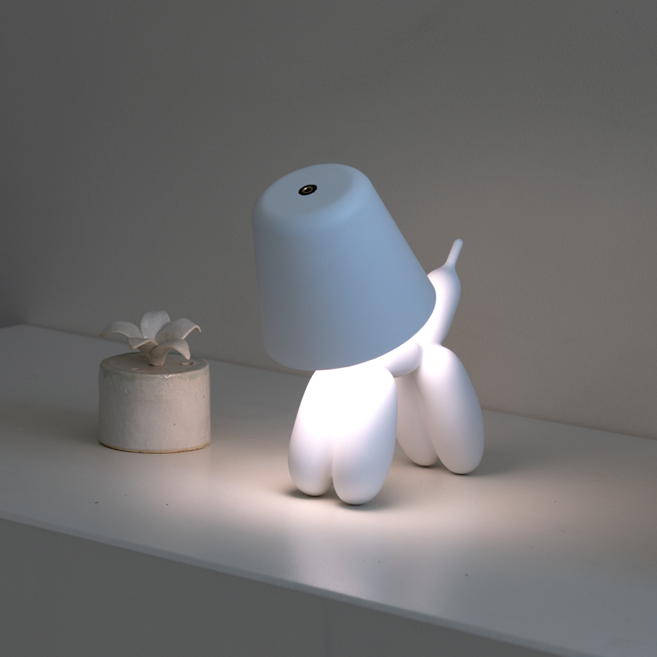 레나에너지 인테리어 벌룬 퍼피 무드등, 화이트