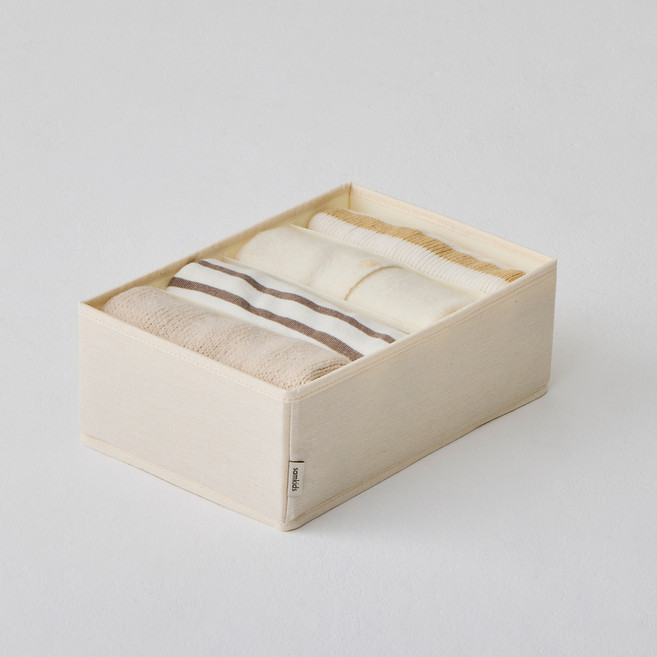 한샘 아동용 샘키즈 옷장 수납 칸칸 서랍 정리함, 아이보리, 4단