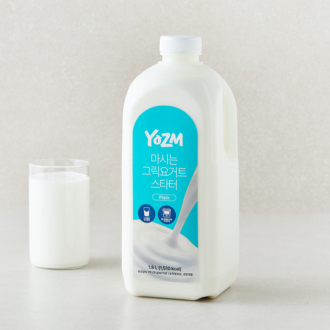 요즘 마시는 그릭요거트 스타터, 1개, 1개입, 1.8L