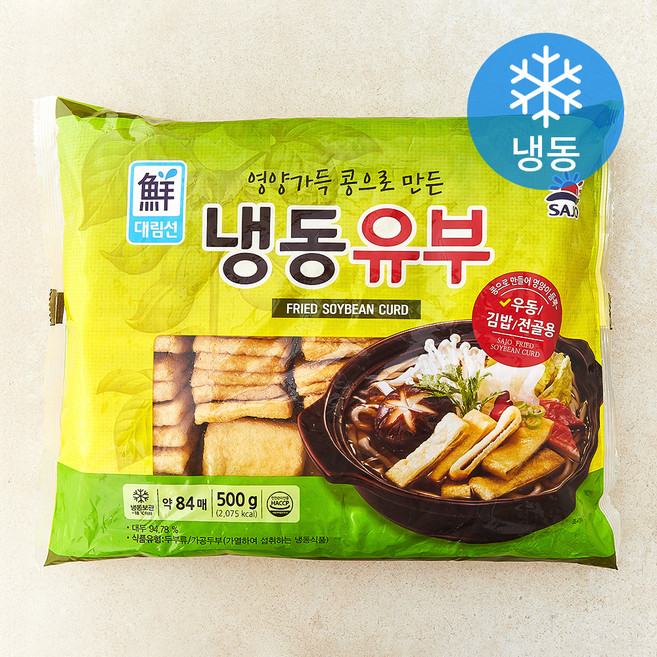 대림선 유부 (냉동), 500g, 1개