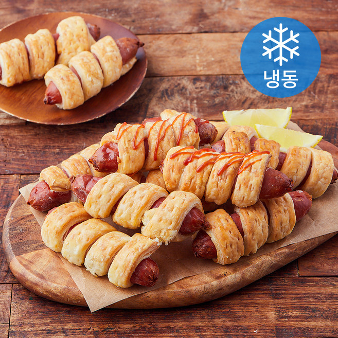 바른웰 페스츄리 회오리 핫도그 (냉동), 60g, 20개입, 1개