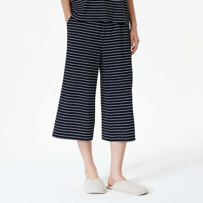 JAJU 여성용 퀵드라이 8부 파자마 팬츠